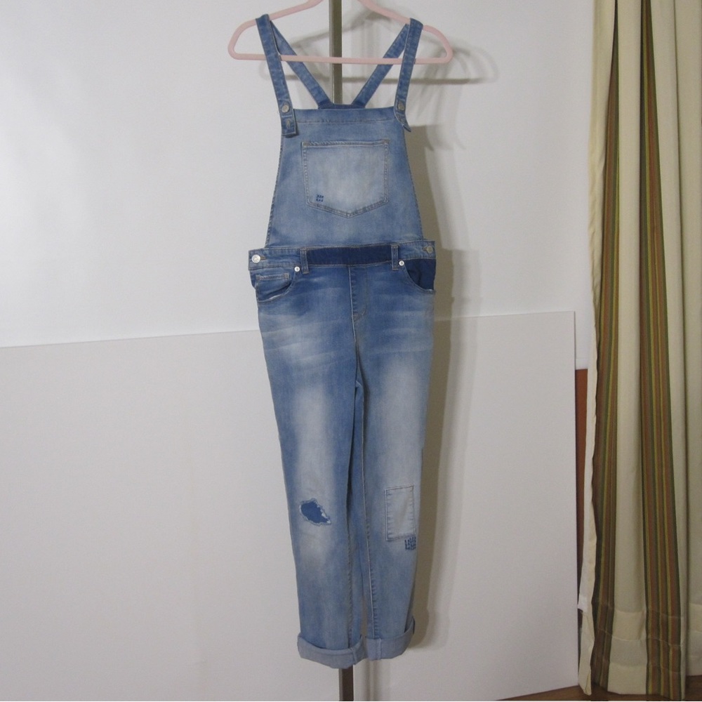 Preloved Cat and Jack denim jumpsuit size X-LARGE (14-16)